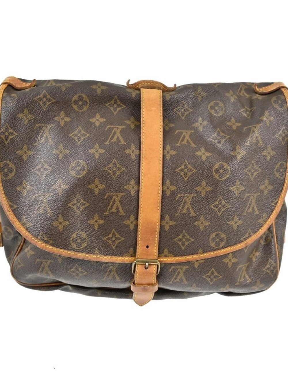 LOUIS VUITTON SAUMUR 35 SHOULDER BAG MONOGRAM - Picture 2 of 16